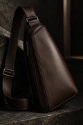 Men's Genuine Leather Sling Bag – Modern Crossbody Carry
