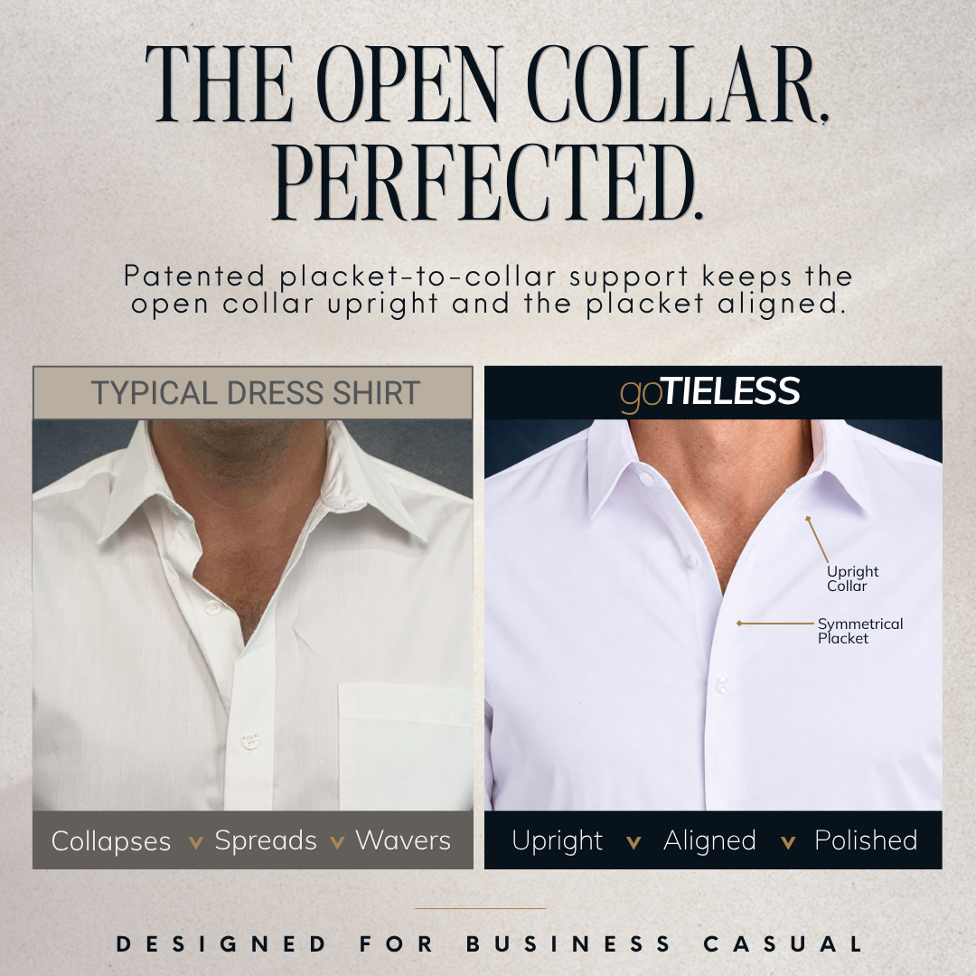 goTIELESS Ultimate Dress Shirt (Light Blue)